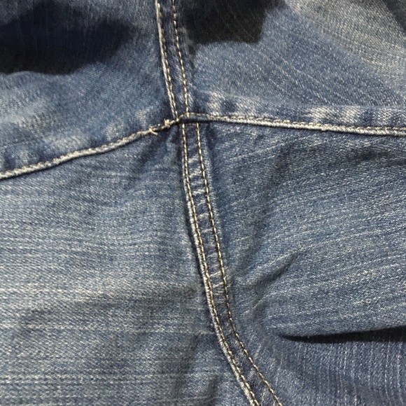 Seven 7 Plus Size Sequined Pockets Medium Wash Bootcut Jeans - Picture 11 of 11